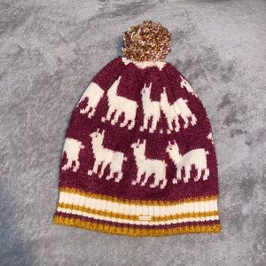 Free People alpaca winter hat.